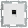 Розетка компьютерная IEK BR-K10-1-K91 СП BRITE РК10-БрАБ RJ45 кат.5E белая